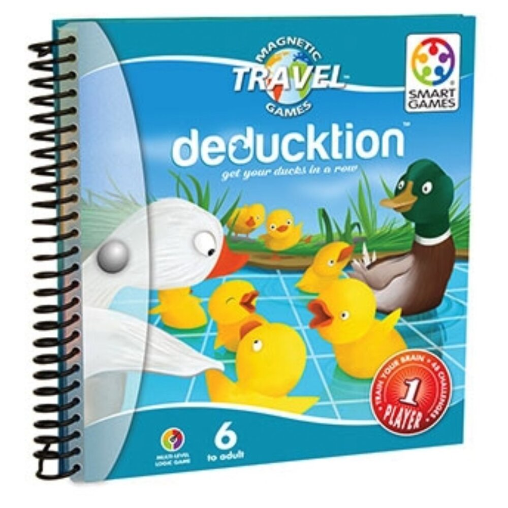 Smart Games -Deducktion -Magnetic Travel Logic Game New Sealed Age 5+